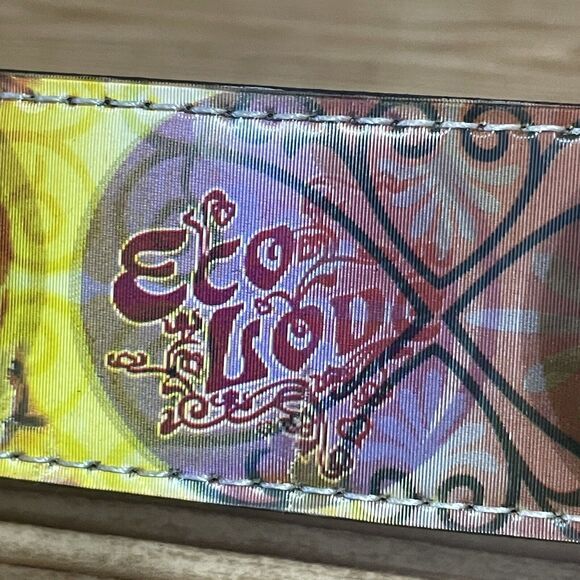 Holographic Belt Women Sz Large Peace Rock N Roll Eco Love Hippie Boho‎ Chic ‘76 - Picture 11 of 16